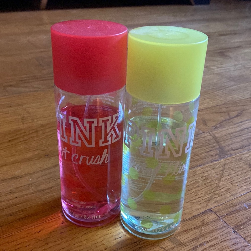 Pink Body sprays